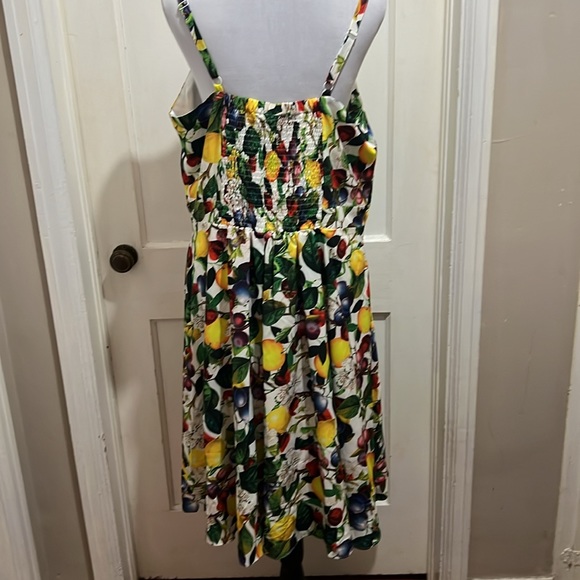 City Chic Women’s 18 Plus Rockabilly  Fruit Salad Dress SPRING 2024 - Picture 4 of 10